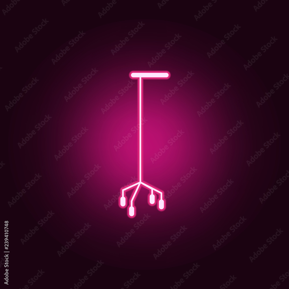crutch icon. Elements of Disabled in neon style icons. Simple icon for websites, web design, mobile app, info graphics crutch icon. Elements of Disabled in neon style icons. Simple icon for websites, web design, mobile app, info graphics