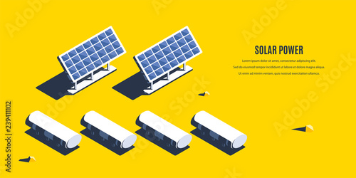 Solar energy banner