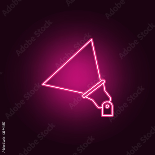 outdoor floodlight icon. Elements of Spotlight in neon style icons. Simple icon for websites, web design, mobile app, info graphics