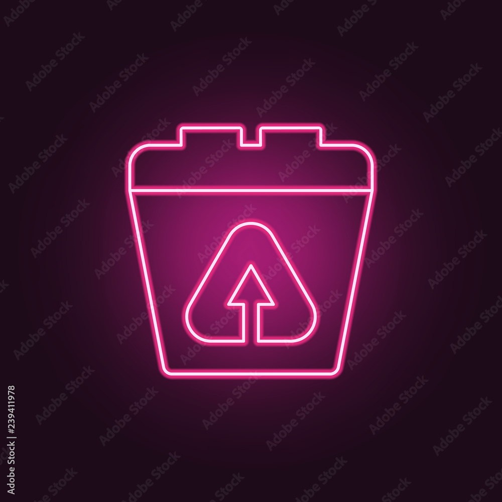 waste icon. Elements of Manufacturing in neon style icons. Simple icon for websites, web design, mobile app, info graphics waste icon. Elements of Manufacturing in neon style icons. Simple icon for websites, web design, mobile app, info graphics