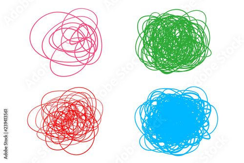 Backgrounds with array of lines. Intricate chaotic textures on white. Wavy backdrops. Hand drawn tangled patterns. Elements for posters and flyers