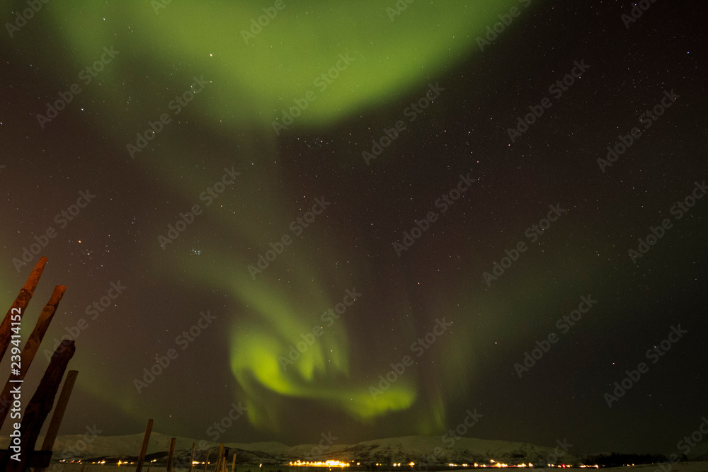 Northern lights in Tromso (norway)