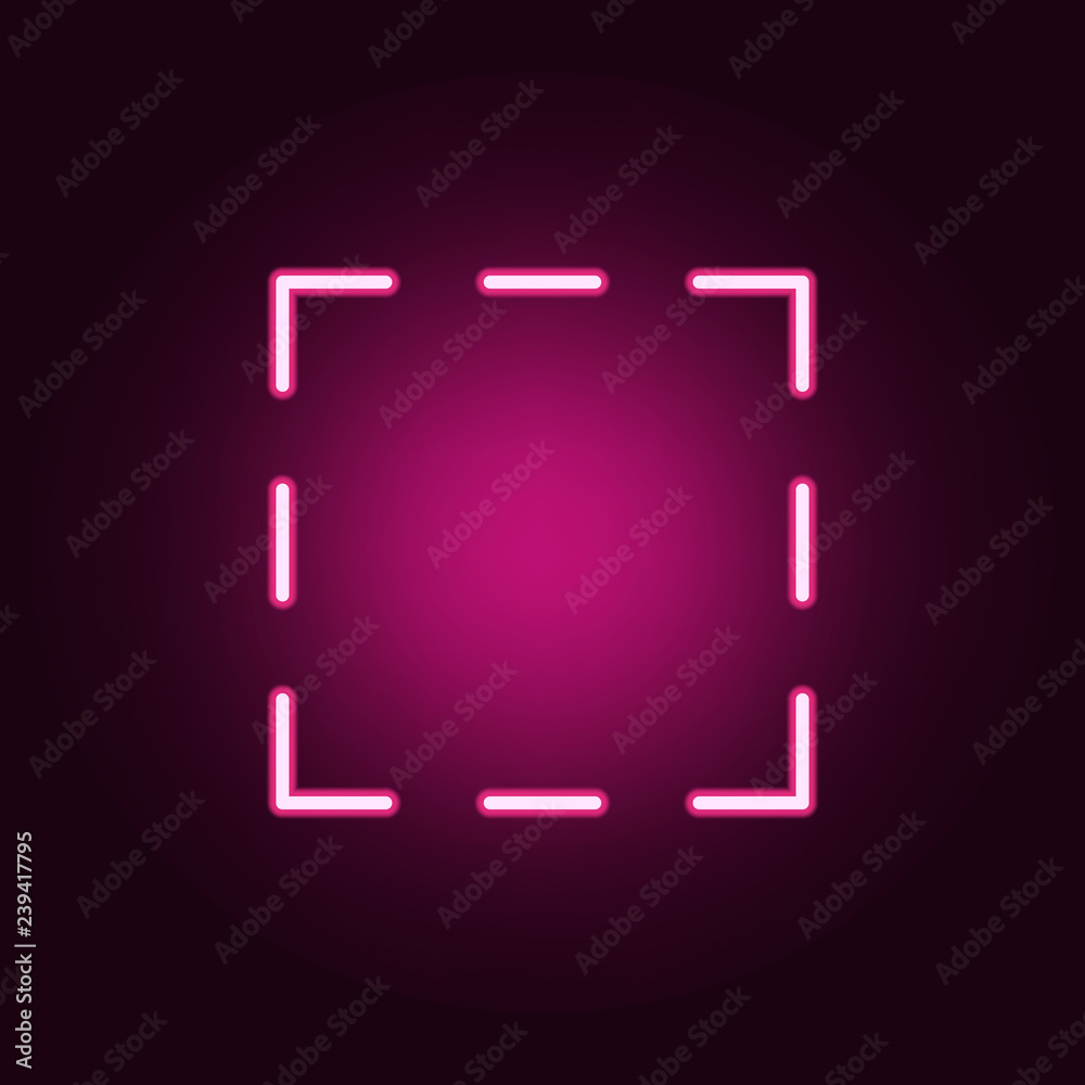 selection mark icon. Elements of web in neon style icons. Simple icon for websites, web design, mobile app, info graphics selection mark icon. Elements of web in neon style icons. Simple icon for websites, web design, mobile app, info graphics