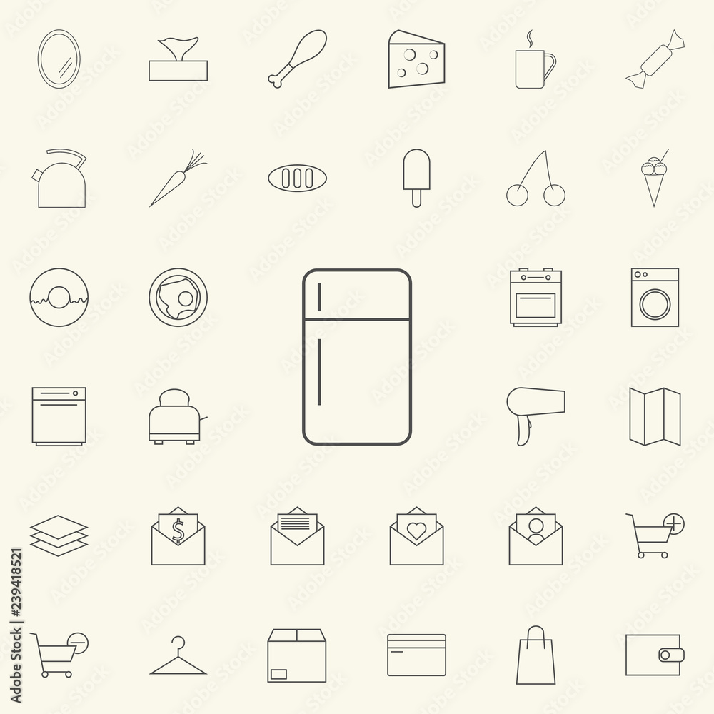 fridge icon. web icons universal set for web and mobile fridge icon. web icons universal set for web and mobile
