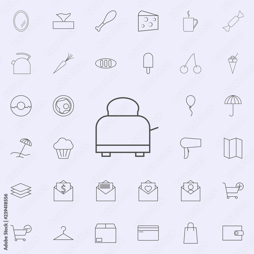 toaster icon. web icons universal set for web and mobile toaster icon. web icons universal set for web and mobile
