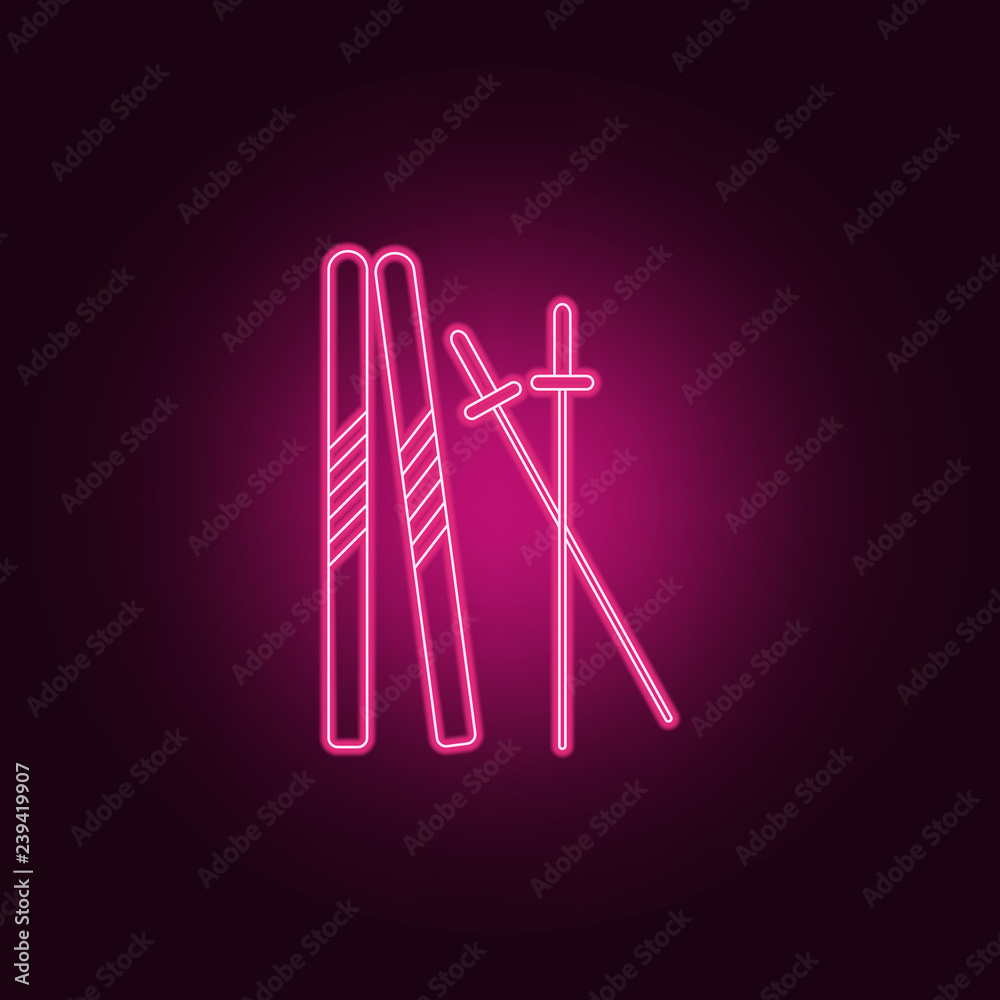 skiing icon. Winter icons universal set for web and mobile skiing icon. Winter icons universal set for web and mobile