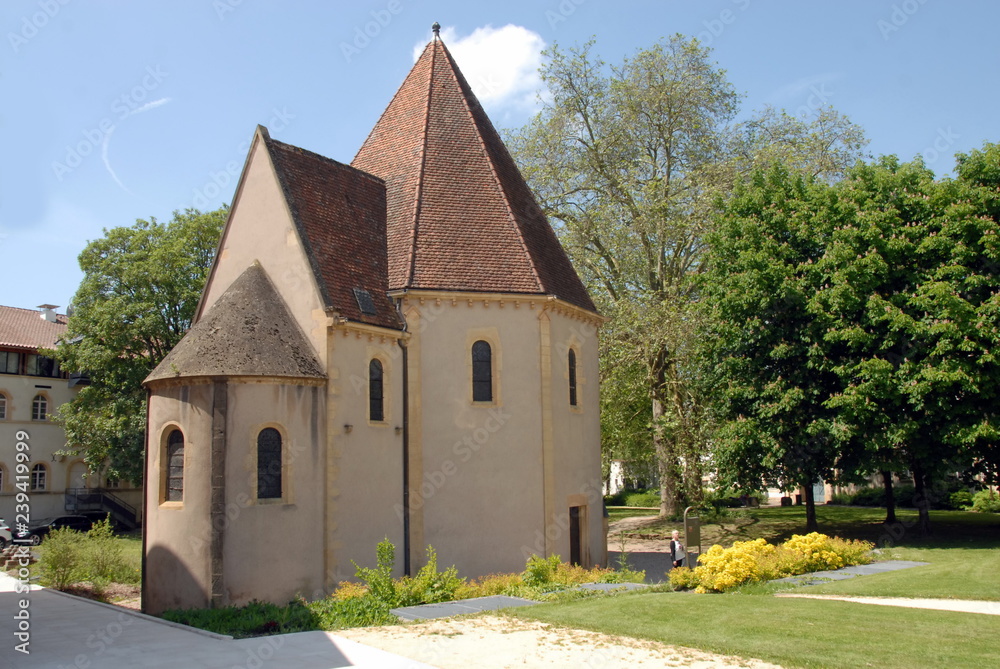 Fototapeta premium Ville de Metz, département de la Moselle, France