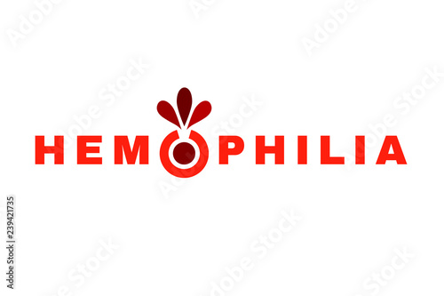 Hemophlia unique lettering