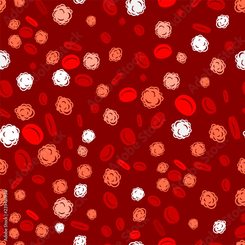 Leukemia seamless pattern