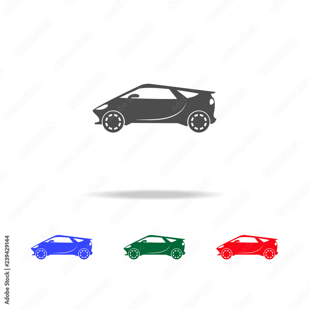electro sport car  icons. Elements of transport element in multi colored icons. Premium quality graphic design icon. Simple icon for websites, web design