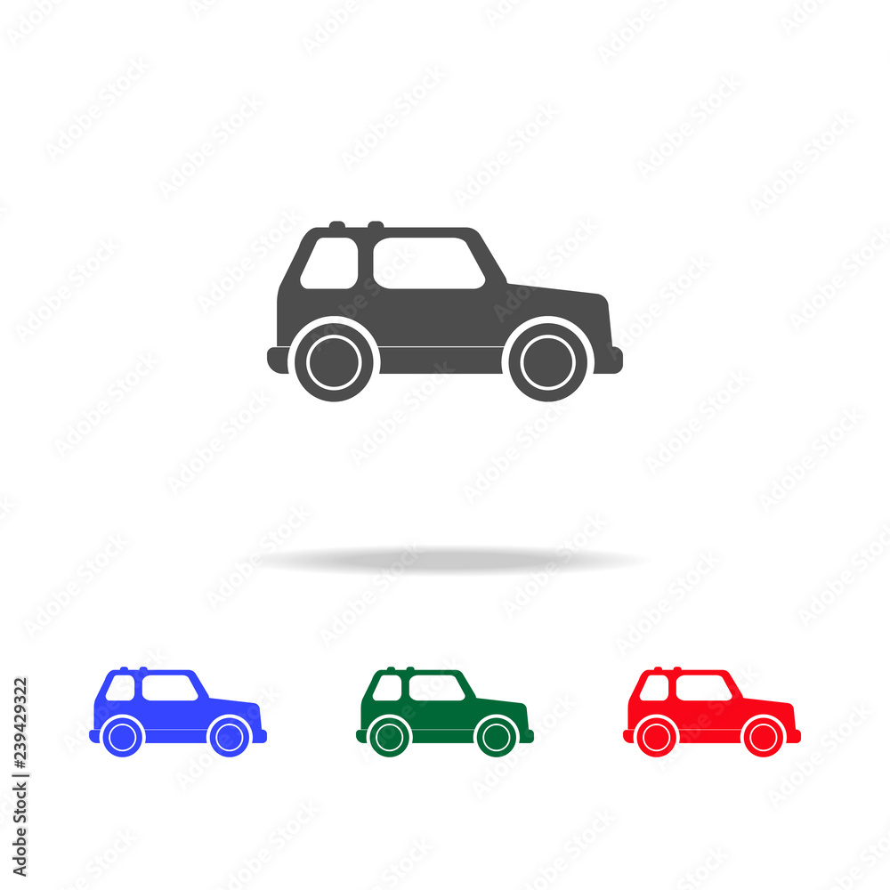 Safari Off-road car  icons. Elements of transport element in multi colored icons. Premium quality graphic design icon. Simple icon for websites, web design