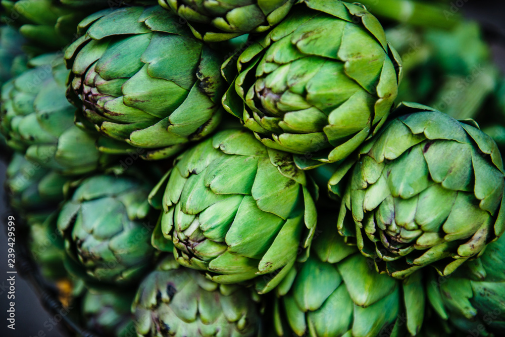 Bunch of artichokes Bunch of artichokes