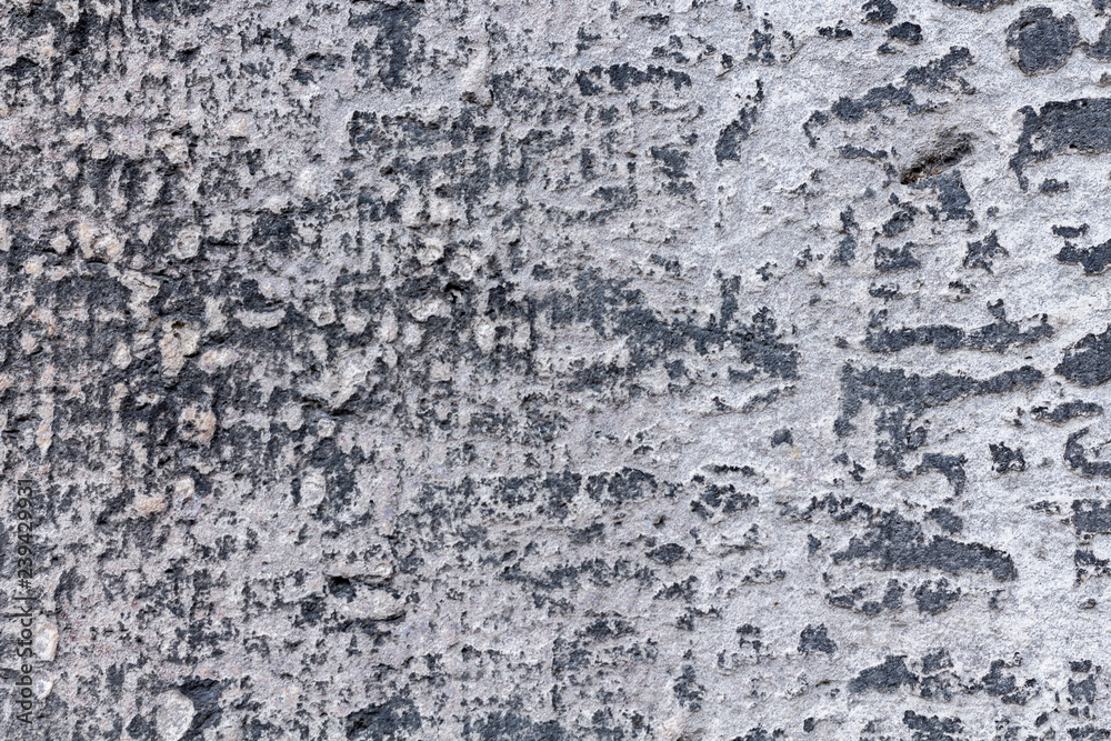 Fototapeta premium Ancient wall with peeling plaster. Old concrete wall textured background