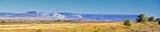 Panorama Landscapes views from Road to Flaming Gorge National Recreation Area and Reservoir driving north from Vernal on US Highway 191, in the Uinta Basin Mountain Range of Utah United States, USA