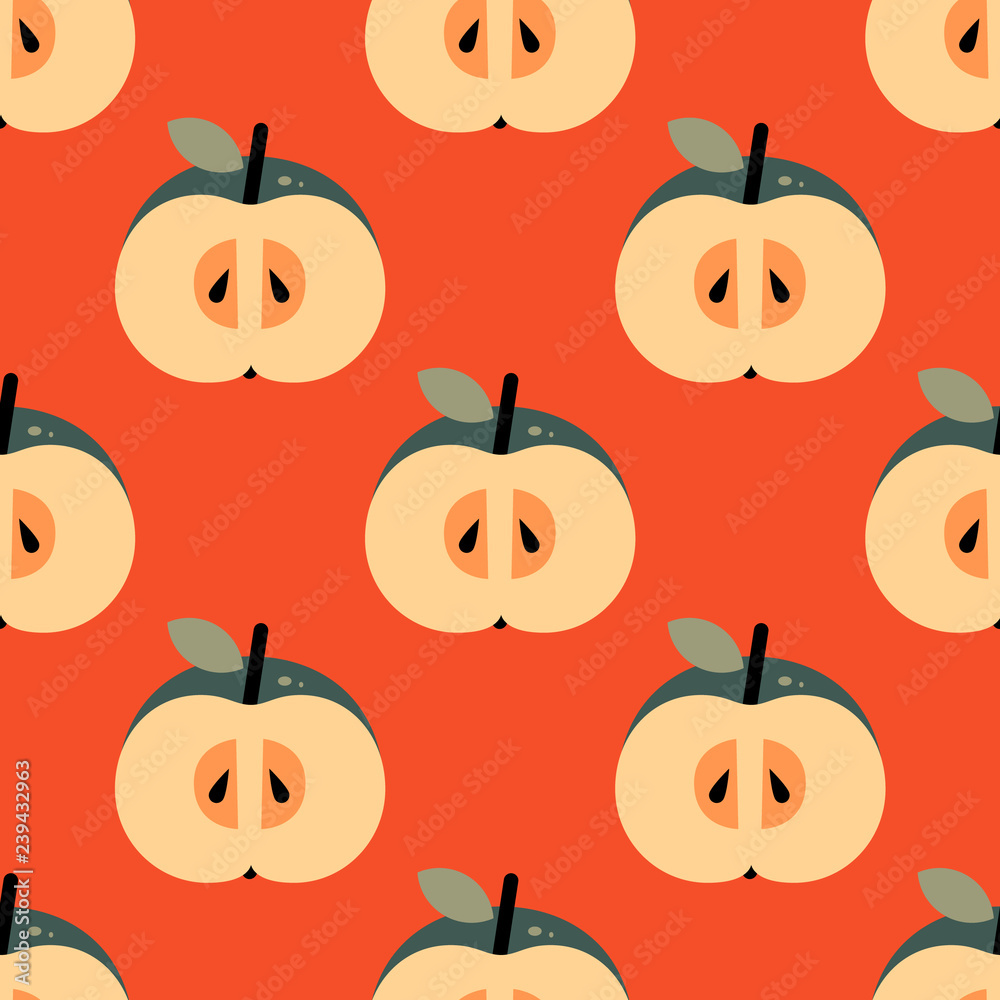 Apple simple pattern Apple simple pattern