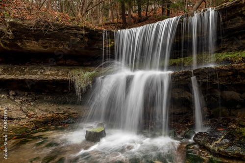 Fototapeta Naklejka Na Ścianę i Meble -  The Waterfall at Oglebay, Wheeling, West Virginia