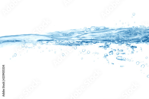 water splash isolated on white background,water 