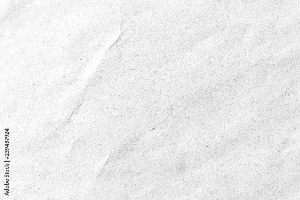 Obraz premium Paper texture. White crumpled paper background.