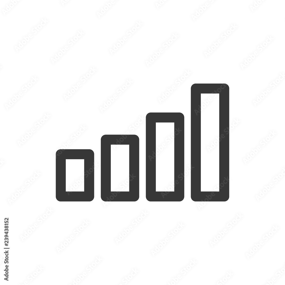 Trendy vector thin line icon for data analysis, finance, business monitoring, management and report. Infographic element Trendy vector thin line icon for data analysis, finance, business monitoring, management and report. Infographic element