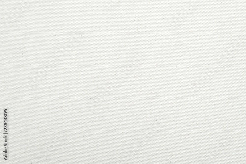 White canvas texture background. Close-up.