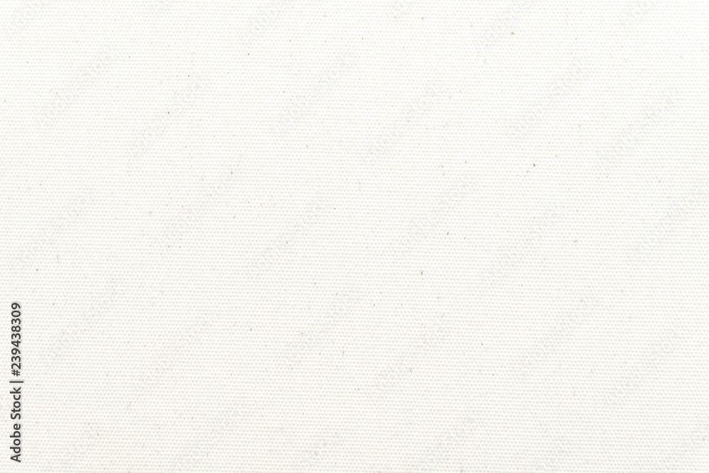 Obraz White canvas texture background. Close-up.
