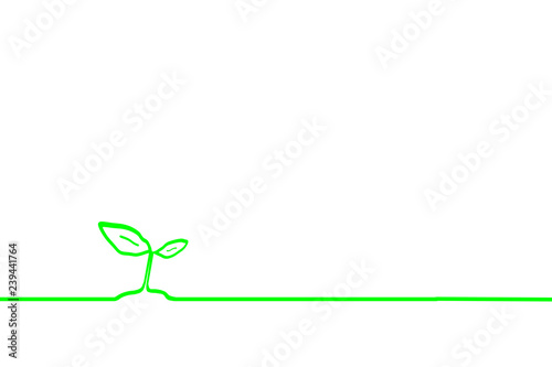 Illustration Of Sprouts 新芽 若葉のイラスト Stock Illustration Adobe Stock