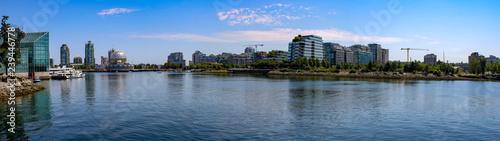 Vancouver british columbia panorama showing the amazing waterfront and views the city offers © mynewturtle