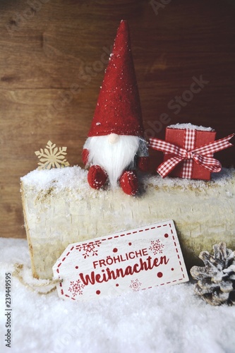 Weihnachtskarte Wichtel - F...