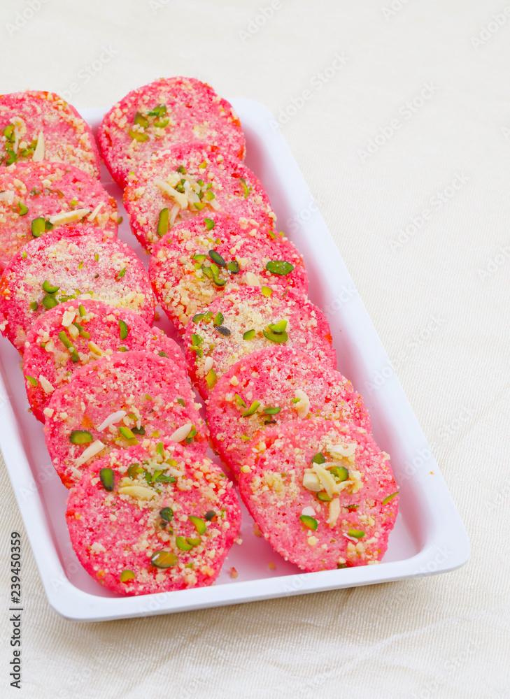 Indian Traditional Bengali Sweet Food Chena Toast Also Called Chhena