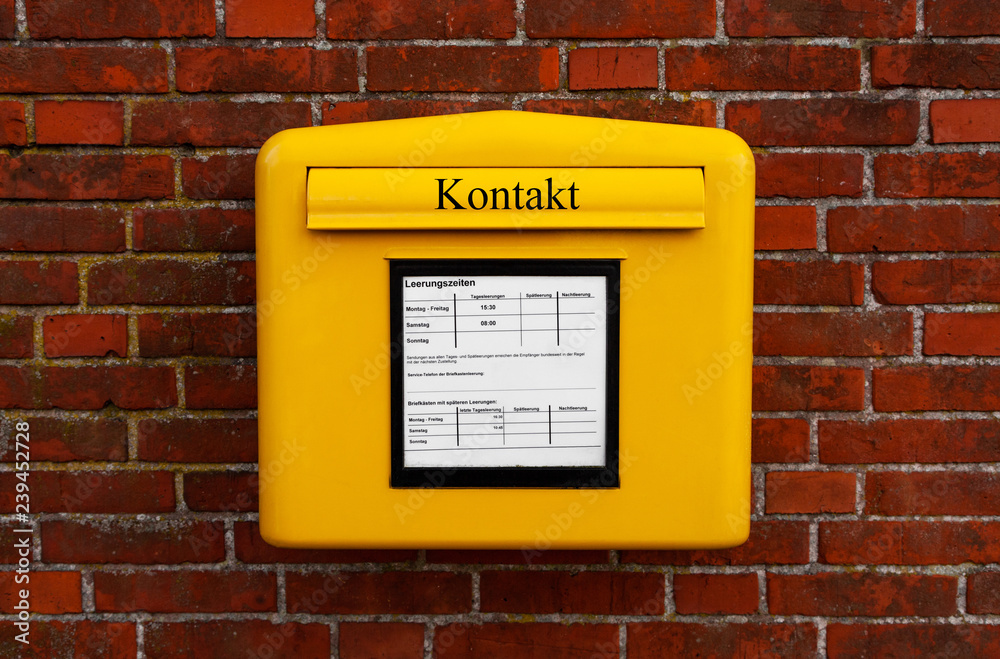 Fototapeta premium Kontakt Briefkasten