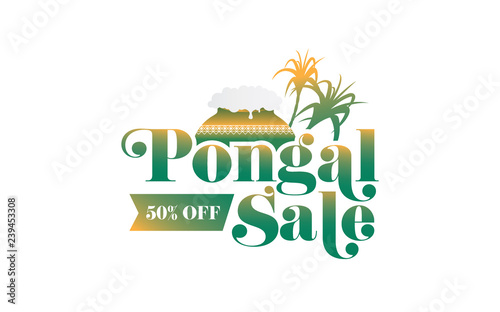 Pongal Festival Sale Template with 50  Discount Tag