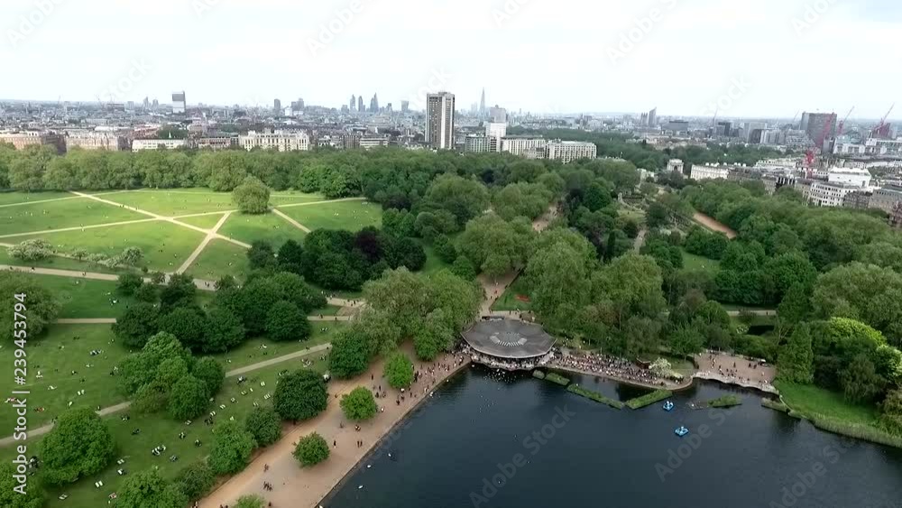 Beautiful landscape around Hyde Park, London, United Kingdom Beautiful landscape around Hyde Park, London, United Kingdom