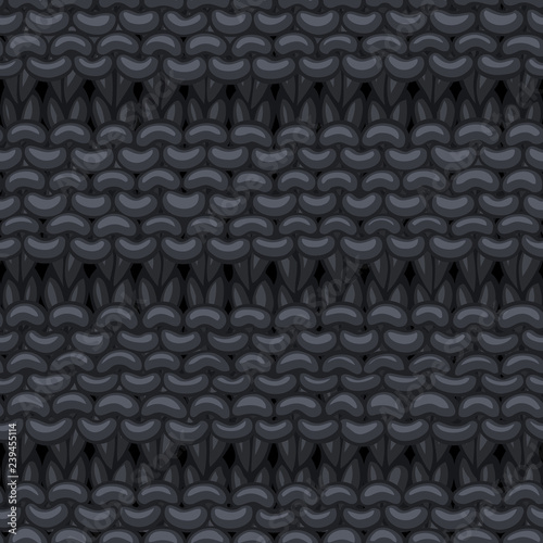 Vector Reverse Ridge Stitch Pattern.