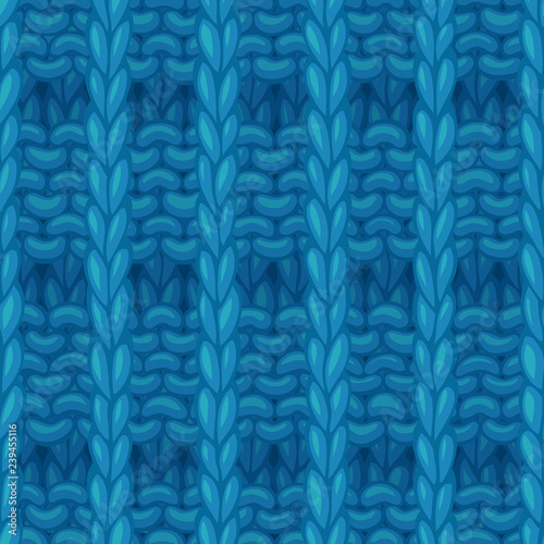 Vector Waffle Stitch Pattern.