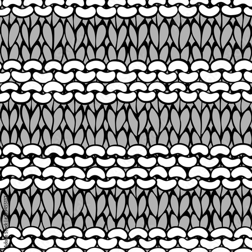Vector Reverse Ridge Stitch Pattern.