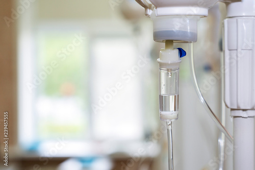 intravenous drip of chemotherapy or saline infusion for for solution of dehidration or another ilness like oncology