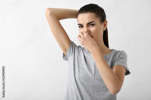 Beautiful young woman feeli...