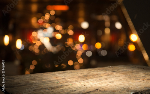 Christmas background with light spots and bokeh