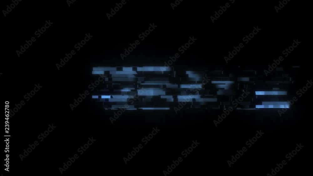cool glitch INFINITY text animation background logo seamless loop New quality universal technology motion dynamic animated background colorful joyful video