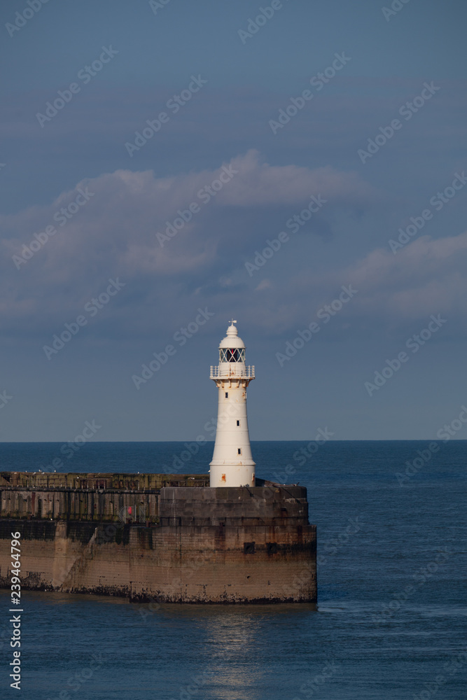 Lighthouse in the Port of Dover.