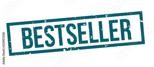 bestseller square grunge blue stamp badge