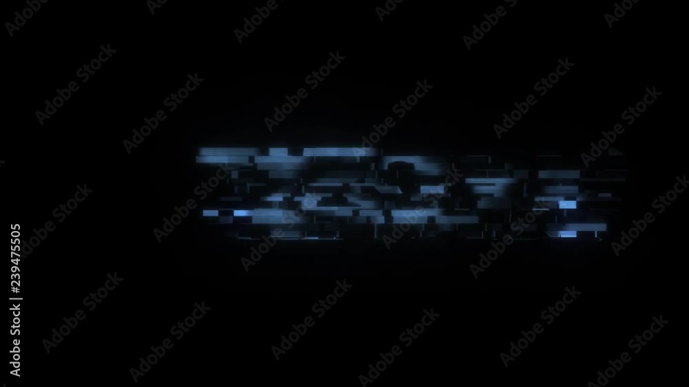 cool glitch TEASING text animation background logo seamless loop New quality universal technology motion dynamic animated background colorful joyful video