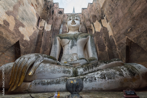 Sukhothai historical Park  Wat Si Chum  temple  in Sukhothai historical park  Sukhothai  Thailand.