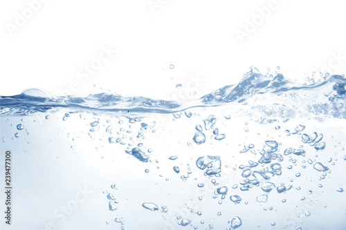 water splash isolated on white background,water 