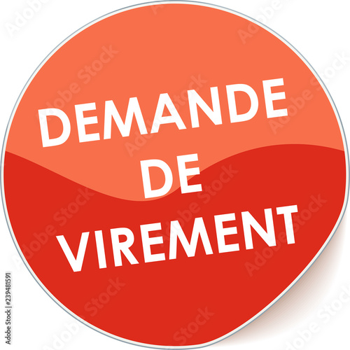 étiquette demande de virement