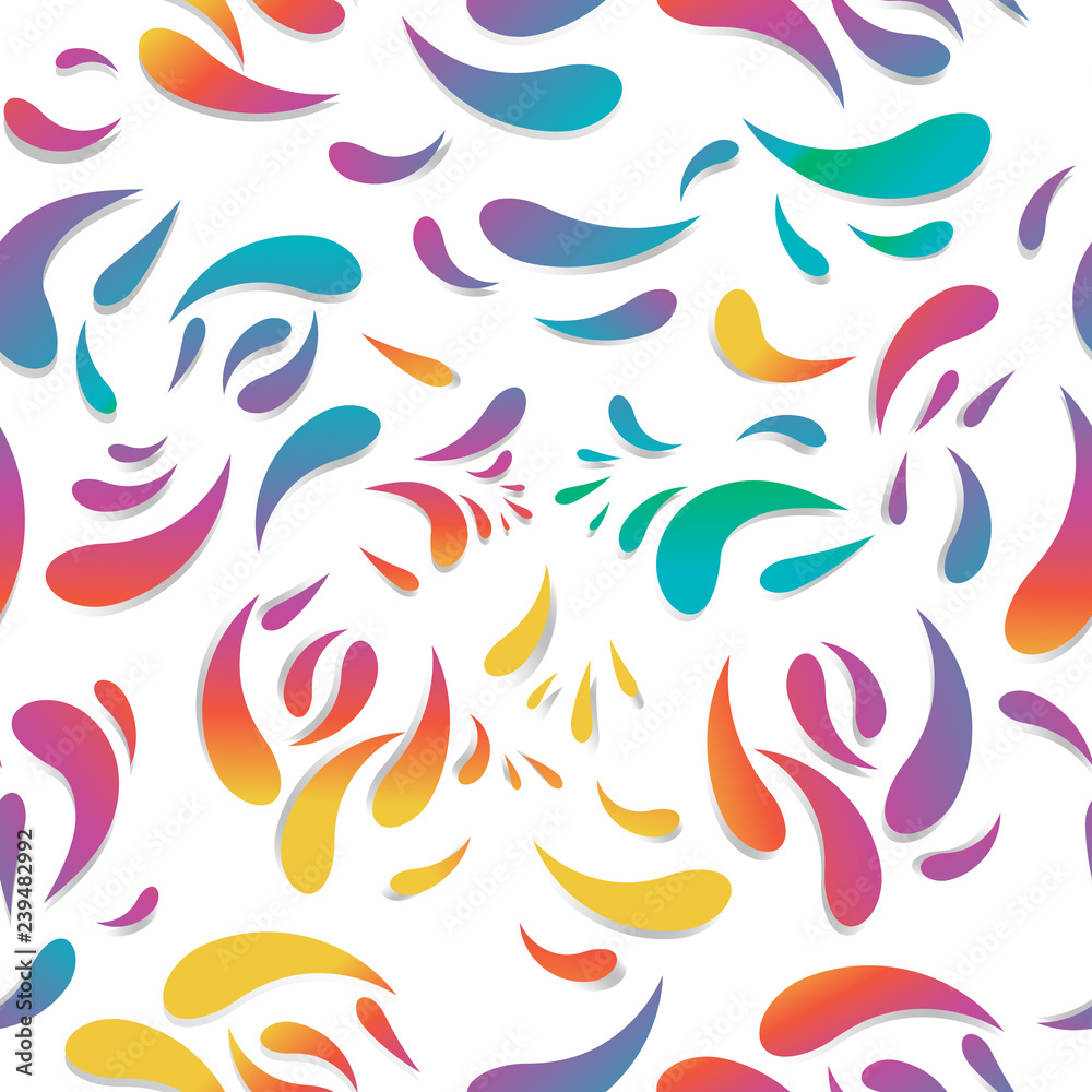 Liquid splash celebration and party seamless pattern abstract background vector illustration Liquid splash celebration and party seamless pattern abstract background vector illustration
