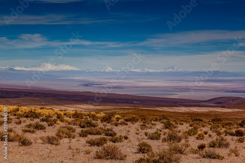 Lanscape of the desert of Atacama, Chile - South America