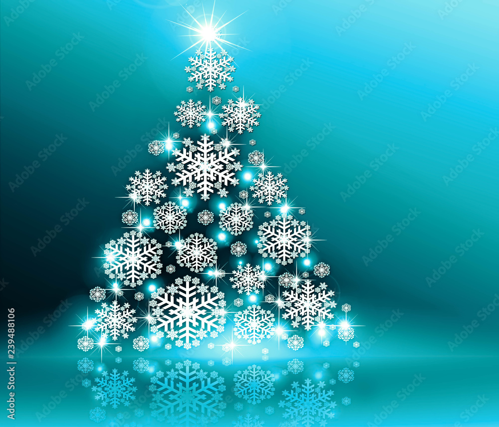 Christmas blue Tree Christmas blue Tree