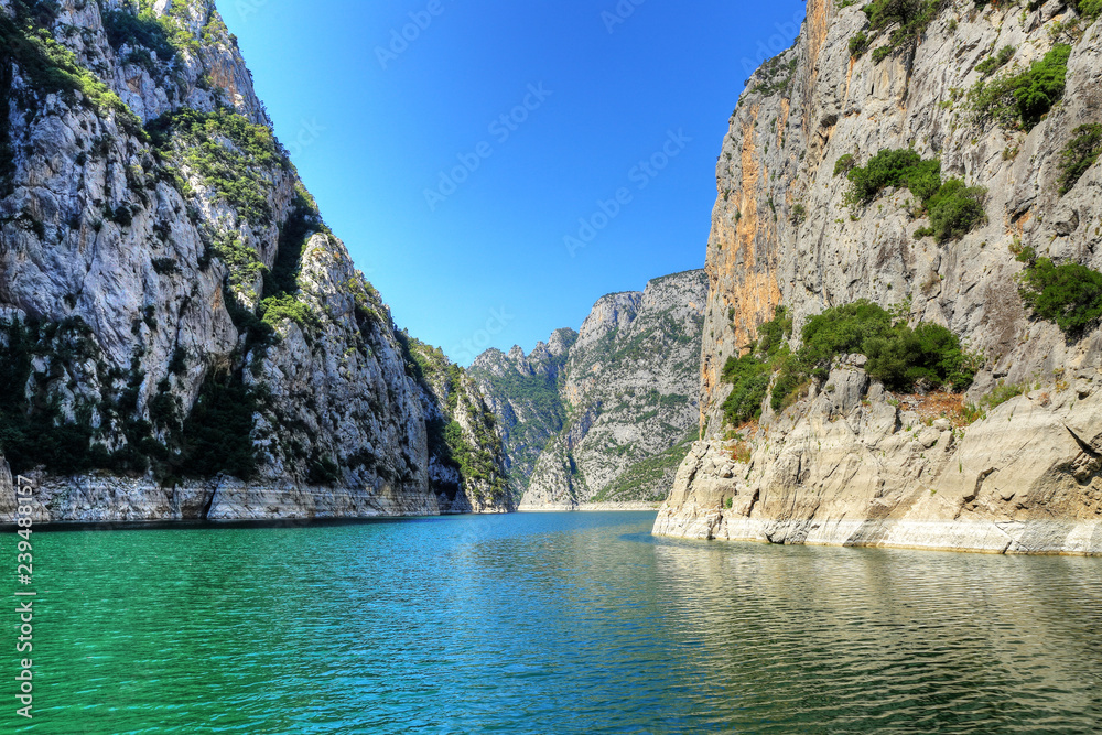 Landscape of Sahinkaya Canyon in Vezirkopru, Samsun