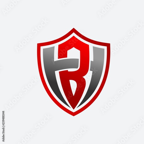 Letter B H shield